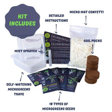 Load image into Gallery viewer, Self Watering Microgreens Kit
